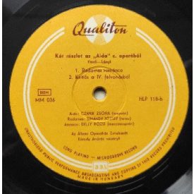   Czanik Zsófia, Delly Rózsi, József Simándy, Tiszay Magda, Hungarian State Opera Orchestra – Carmen, Aida  Vinyl, 10"  Vg+