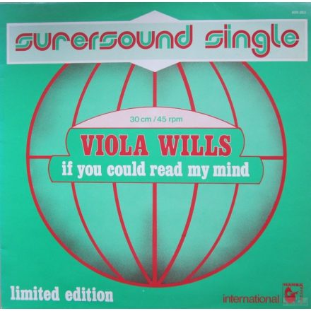 Viola Wills – If You Could Read My Mind  maxi, LTD,  (Ex/Vg+)