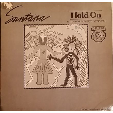 Santana – Hold On ( Promo, Maxi-Single)  (Ex/G+)
