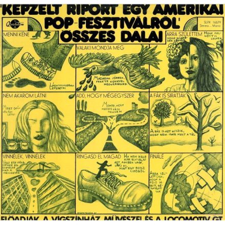 Déry Tibor – Presser Gábor – Adamis Anna – "Képzelt Riport Egy Amerikai Pop-Fesztiválról Lp (Vg/Vg)