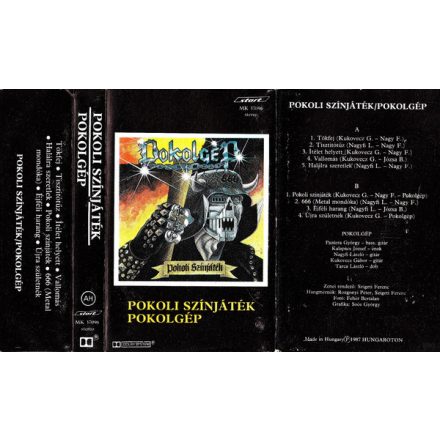 Pokolgép – Pokoli Színjáték Cassetta (VG+/Vg+)