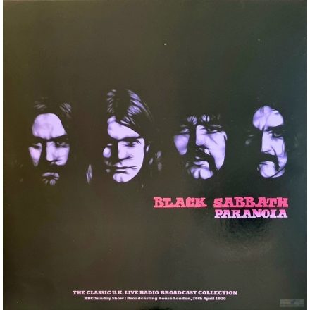 Black Sabbath – Paranoia Lp (BBC Sunday Show , LTD, Numbered, Purple Marbled )