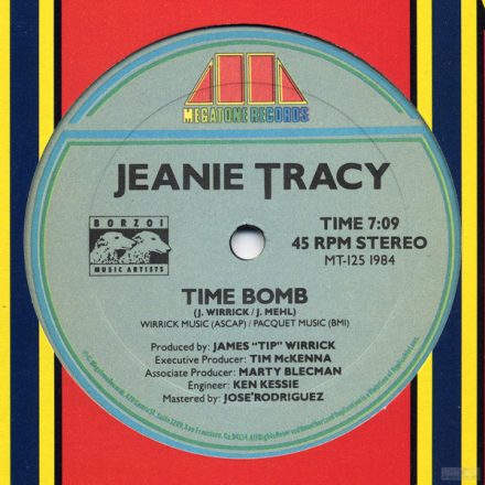 Jeanie Tracy – Time Bomb maxi USA. (Ex/Ex)