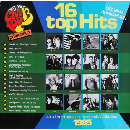 Various – 16 Top Hits - September / Oktober 1985 Lp (Vg+/Vg)