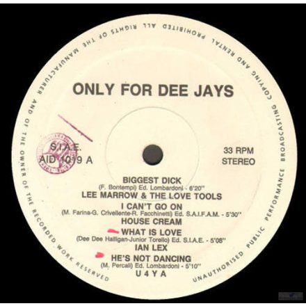 Various – Only For Dee-Jay (Vg+/Vg+)