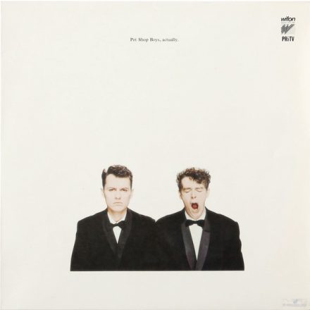 Pet Shop Boys – Actually LP 1988 (Vg/Vg+) +insert