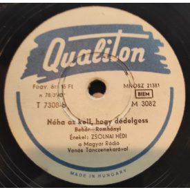   Zsolnai Hédi – Portugál Szerenád / Néha Az Kell, Hogy Dédélgess Gramofon lemez Vg+