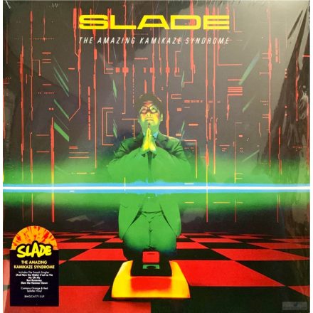 Slade - The Amazing Kamikaze Syndrome LP, Album, RE, RM ( Orange And Red Splatter Vinyl)