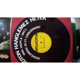   HUNGAROTON HANGLEMEZ HETEK - HUNGAROTON BEMUTATÓLEMEZ 1986.  (Vg+/Vg+)