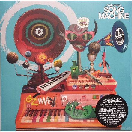 GORILLAZ-  PRESENT SONG MACHINE LP,album