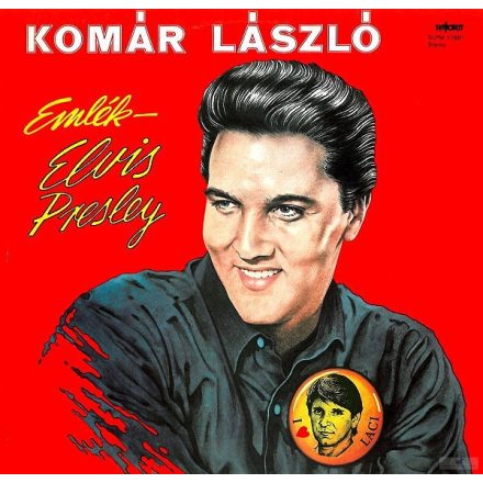 Komár László ‎– Emlék - Elvis Presley lp 1984 (Vg+/Vg)