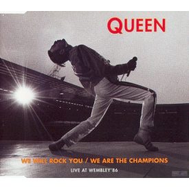   Queen – We Will Rock You / We Are The Champions (Live At Wembley '86) Cd (Vg+/Vg+)