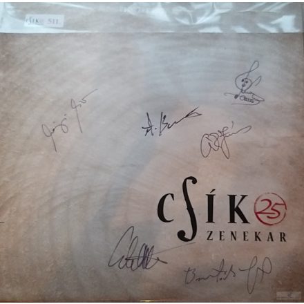 CSÍK ZENEKAR - 25  2xLP,album /dedikált,sorszámozott Nr.511./