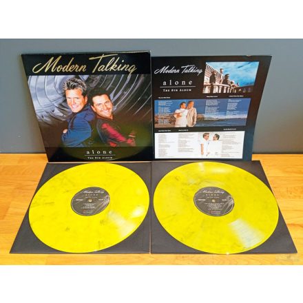 Modern Talking - ALONE THE 8TH ALBUM 2XLP, ALBUM (Ltd,180, Yellow & Black Vinyl)  