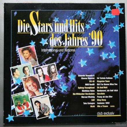 Various – Die Stars Und Hits  '90 2xLp (Vg+/Vg+) / Milli Vanilli -Ice Mc - Snap ... 