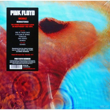 Pink Floyd - Meddle Lp,Re,Rm, 180 g.