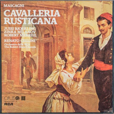 Mascagni, Bjoerling, Milanov, Merrill, Renato Cellini, Orchestra Della RCA – Cavalleria Rusticana  2xLp Box set (Ex/Vg)