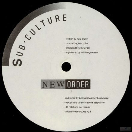 New Order – Sub-Culture Maxi (Vg+/Vg)