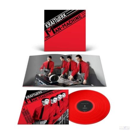 KRAFTWERK - THE MAN-MACHINE LP , Rm  (RED VINYL LP, 180, English )