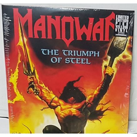 MANOWAR - Triumph of Steel DLP YELLOW lp