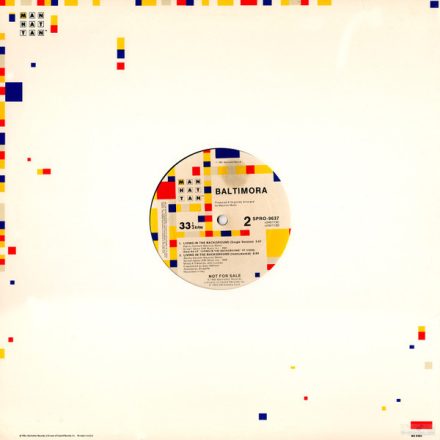 Baltimora – Living In The Background (Club Mix)  Us. (Ex/Vg+)