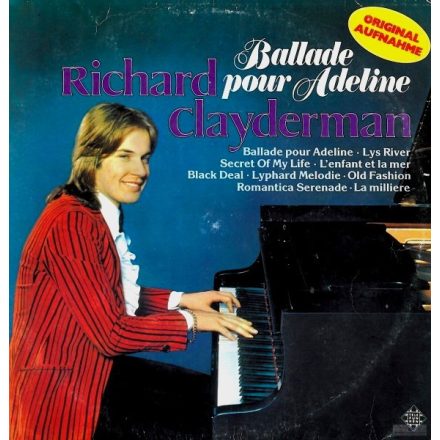 Richard Clayderman – Ballade Pour Adeline Lp 1988 (Vg+/Vg+)