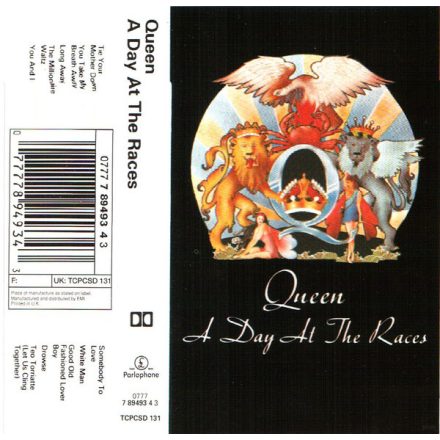 Queen – A Day At The Races Cassetta (VG+/Vg+)