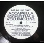 Various ‎– Accapella Essentials Volume One lp,album /Eiffel 65-Sia-Tomcraft-Todd Tery..