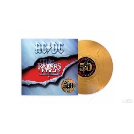 AC/DC - THE RAZOR'S EDGE Lp, Album (Ltd, GOLD METALLIC Vinyl )