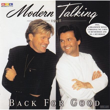 Modern Talking – Back For Good (The 7th Album) Cd (Vg+/Vg)