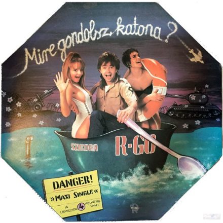 Szikora R-GO ‎– Mire Gondolsz, Katona? maxi lp, 1990 (Vg+/Vg)