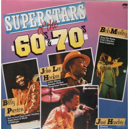 Various – Superstars Of The 60's & 70's LP (Nm/Vg+) /Jimi Hendrix - Bob Marley & The Wailers
