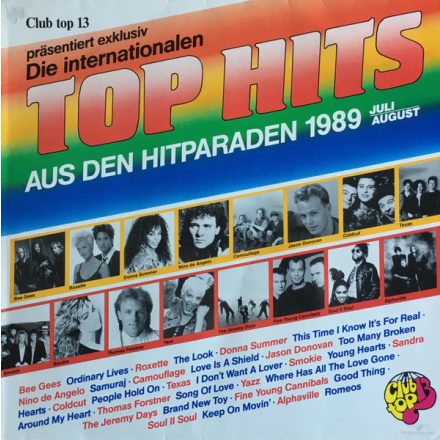 Various – Club Top 13 - Top Hits  1989 - Juli/August Lp (Vg+/Vg+)