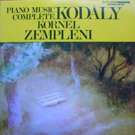   Kodály, Kornél Zempléni – Piano Music Complete 2xLp (Vg/Vg+)