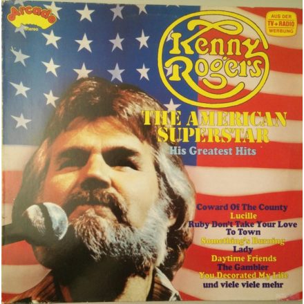 Kenny Rogers – The American Superstar - His Greatest Hits Lp (Vg+/Vg)
