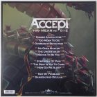 Accept - Too Mean To Die 2xLp , Gat
