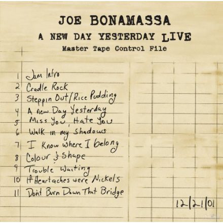 Joe Bonamassa - New Day Yesterday Live  2xLP, Live, High Quality, Limited Edition