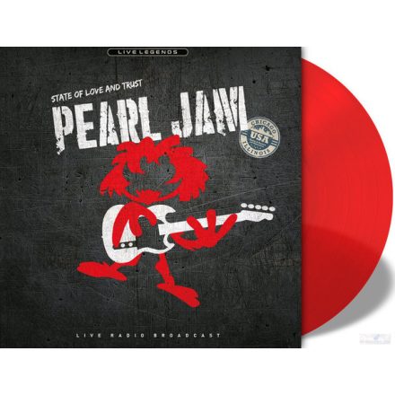 Pearl Jam ‎– State Of Love And Trust Lp/Red vinyl