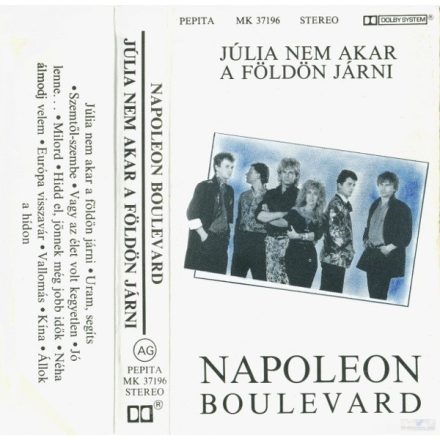 Napoleon Boulevard – Júlia Nem Akar A Földön Járni Cas. (Nm/Nm)