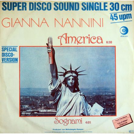 Gianna Nannini – America Maxi (Special Disco Version) (Vg+/Vg)