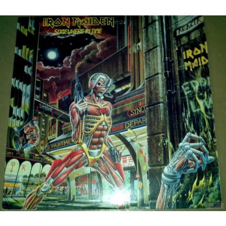 Iron Maiden – Somewhere In Time Lp 1986 (Vg/Vg)