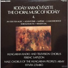   Kodály Karművészete - The Choral Music Of Kodály Lp 1986 (Ex/Vg+)
