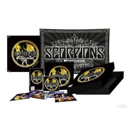 Scorpions - MTV Unplugged In Athens (Boxset)3xlp +2CD+ 1DVD +5 Foto, Poster (63 x 63 cm) + zászló (120 x 80 cm)
