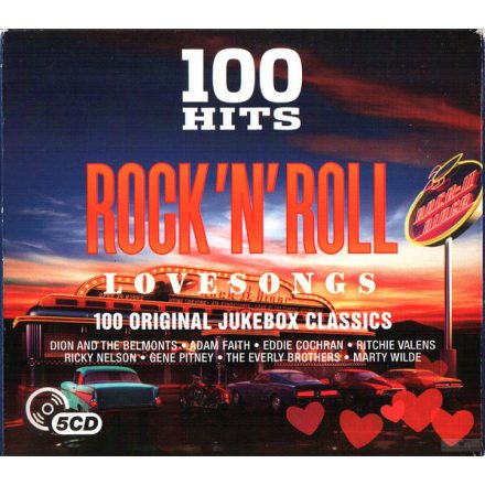 Various – 100 Hits Rock 'N' Roll Lovesongs 5xCD