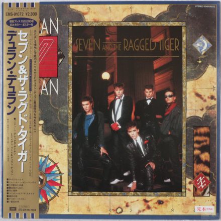 Duran Duran – Seven And The Ragged Tiger Lp 1983 (Nm/Nm) Japan , Obi + insert