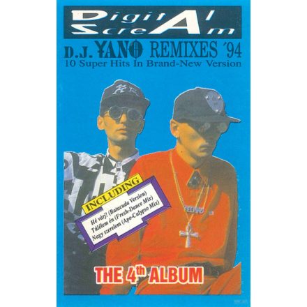 Digital Scream  – D.J. Yano Remixes '94 - The 4th Album Cas. (Vg+/Vg+)