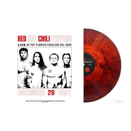 RED HOT CHILI PEPPERS - Live At Pat O Brien Pavilion Del Mar Lp, Re, Ltd , Red-Marble Vinyl 180g.