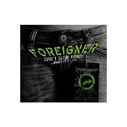 FOREIGNER - CAN'T SLOW DOWN LIVE 2xLp 