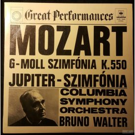   Mozart, Columbia Symphony Orchestra, Bruno Walter – G-moll Szimfónia K. 550 / Jupiter - Szimfónia Lp (Ex/Vg+)