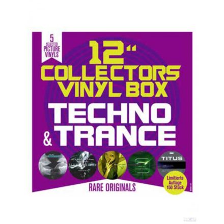 12" Collector's Vinyl Box -  TECHNO&Trance  5xLP